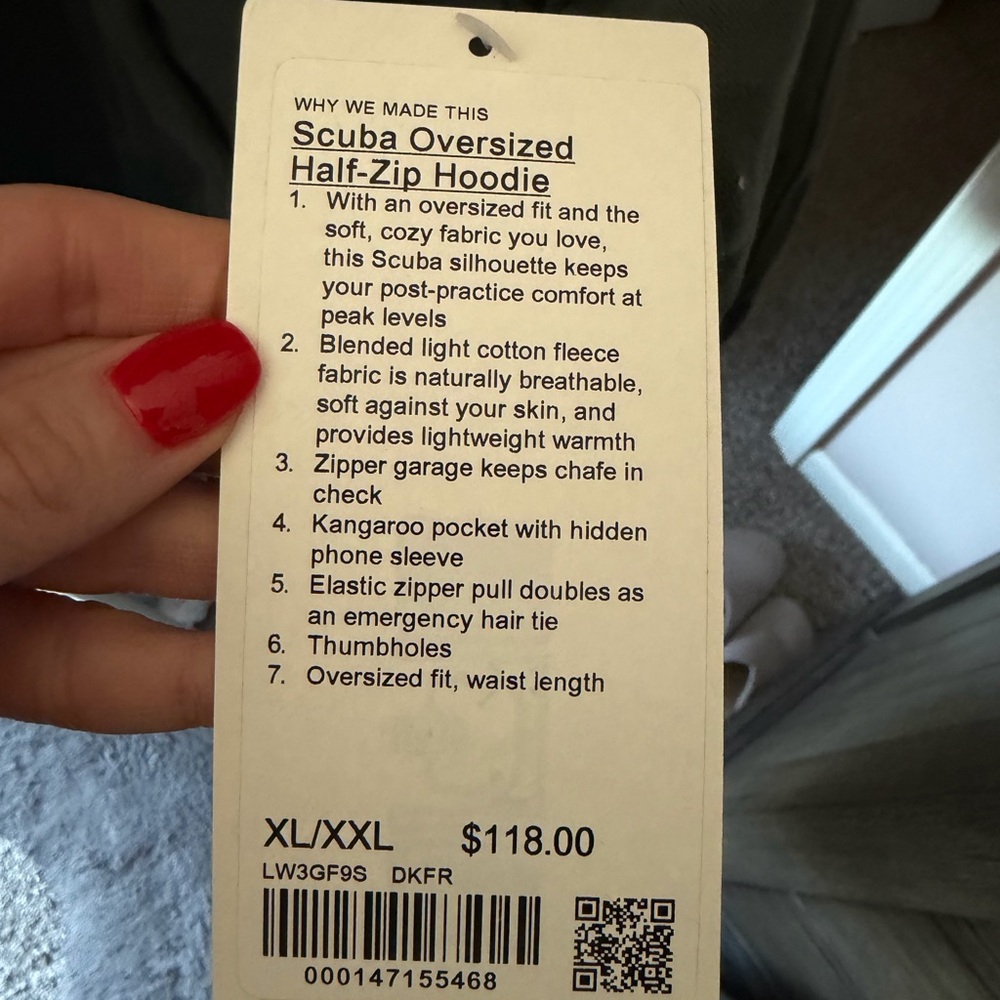 Lululemon oversized half zip scuba - Picture 4 of 4